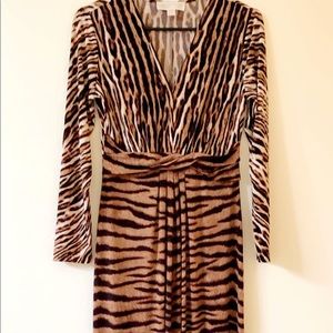 Animal pattern dress